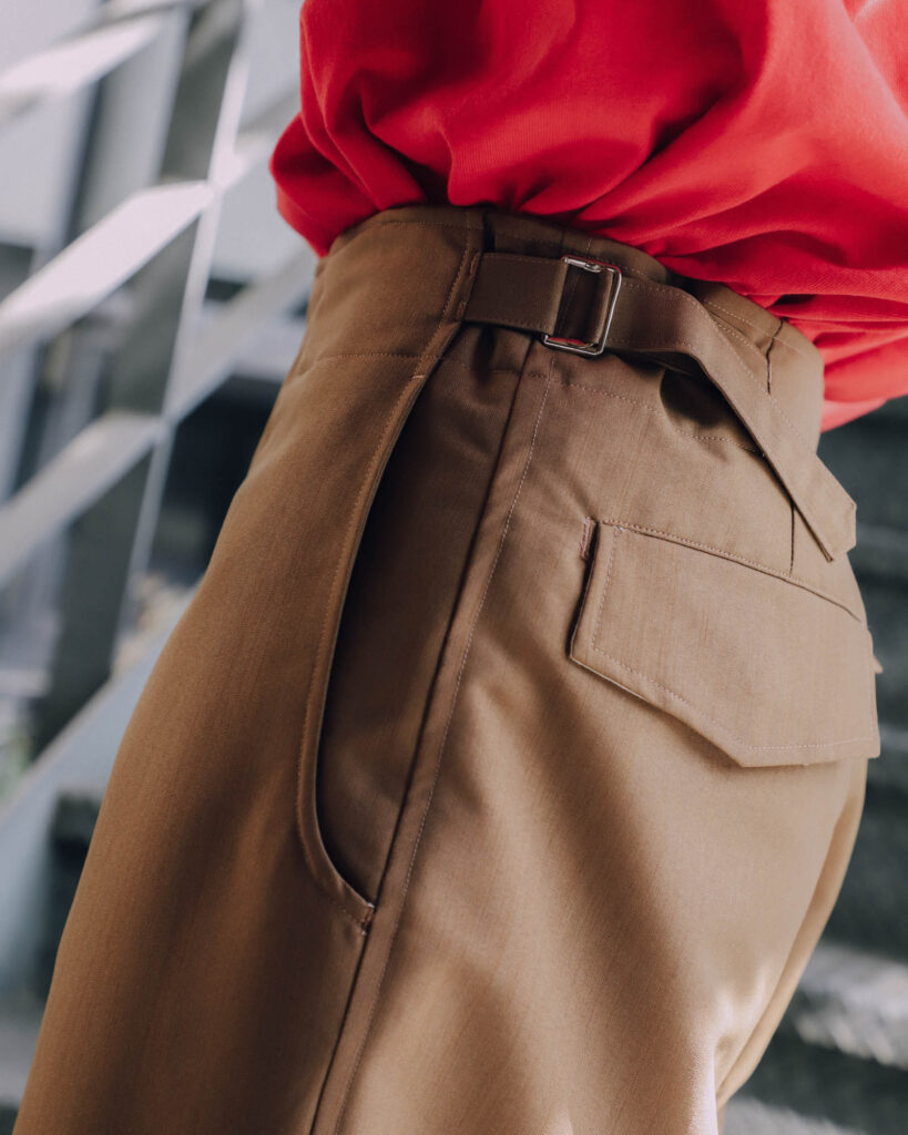 Fendart 別注 trousers ANSNAM ウール100% スラックス Fendartのスラックス — TF Blog