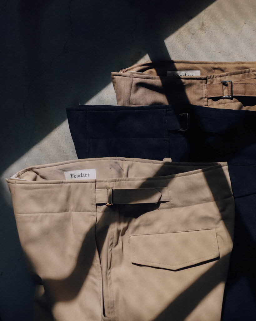 Fendart 別注 trousers ANSNAM ウール100% スラックス Fendart” -New Brand Release- | MAIDENS SHOP | メイデンズショップ