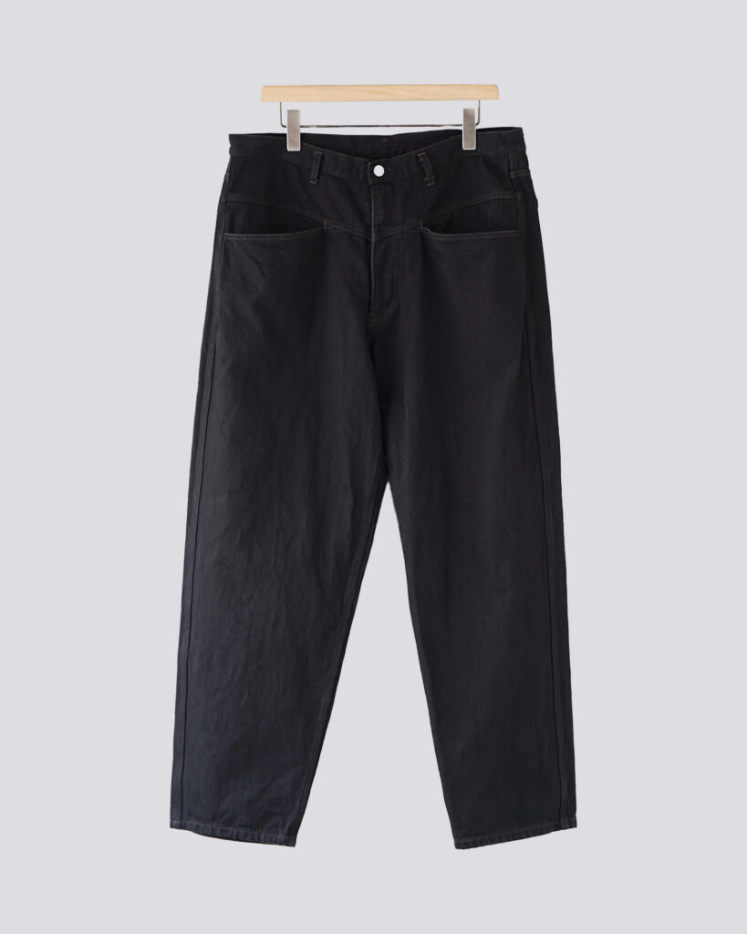 COMOLI ブラックデニムワークジャケット　サイズ② COMOLI (コモリ) ブラックデニム ワークジャケット [BLACK]